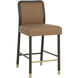 Jeno 39 inch Milliken Cognac Counter Stool